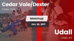 Matchup: Cedar Vale/Dexter Hi vs. Udall  2017