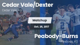 Matchup: Cedar Vale/Dexter Hi vs. Peabody-Burns  2017