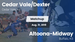Matchup: Cedar Vale/Dexter Hi vs. Altoona-Midway  2018