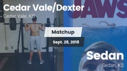 Matchup: Cedar Vale/Dexter Hi vs. Sedan  2018
