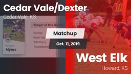 Matchup: Cedar Vale/Dexter Hi vs. West Elk  2019