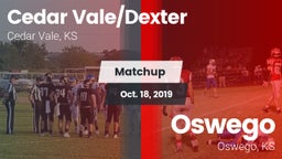 Matchup: Cedar Vale/Dexter Hi vs. Oswego  2019