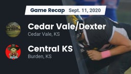 Recap: Cedar Vale/Dexter  vs. Central  KS 2020