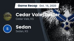 Recap: Cedar Vale/Dexter  vs. Sedan  2020