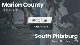 Matchup: Marion County High vs. South Pittsburg  2016