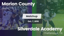 Matchup: Marion County High vs. Silverdale Academy  2016