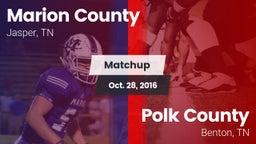 Matchup: Marion County High vs. Polk County  2016