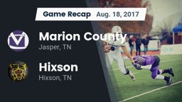 Recap: Marion County  vs. Hixson  2017