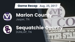 Recap: Marion County  vs. Sequatchie County  2017