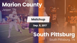 Matchup: Marion County High vs. South Pittsburg  2017