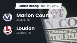 Recap: Marion County  vs. Loudon  2017