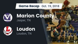 Recap: Marion County  vs. Loudon  2018