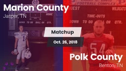 Matchup: Marion County High vs. Polk County  2018