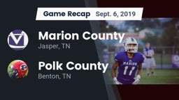 Recap: Marion County  vs. Polk County  2019