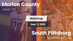 Matchup: Marion County High vs. South Pittsburg  2020