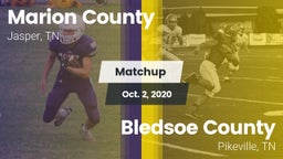 Matchup: Marion County High vs. Bledsoe County  2020