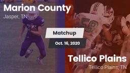 Matchup: Marion County High vs. Tellico Plains  2020