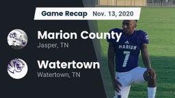 Recap: Marion County  vs. Watertown  2020