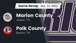 Recap: Marion County  vs. Polk County  2022