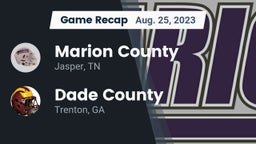 Recap: Marion County  vs. Dade County  2023