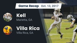 Recap: Kell  vs. Villa Rica  2017
