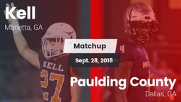 Matchup: Kell  vs. Paulding County  2018