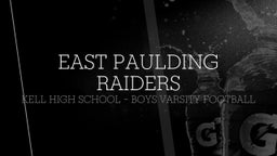 Highlight of East Paulding Raiders