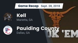 Recap: Kell  vs. Paulding County  2018
