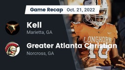 Recap: Kell  vs. Greater Atlanta Christian  2022