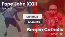 Matchup: Pope John XXIII vs. Bergen Catholic  2016