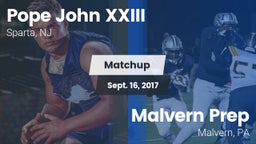 Matchup: Pope John XXIII vs. Malvern Prep  2017
