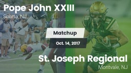 Matchup: Pope John XXIII vs. St. Joseph Regional  2017