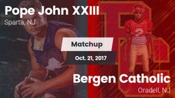 Matchup: Pope John XXIII vs. Bergen Catholic  2017