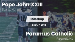 Matchup: Pope John XXIII vs. Paramus Catholic  2018
