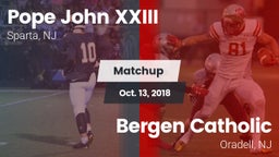 Matchup: Pope John XXIII vs. Bergen Catholic  2018