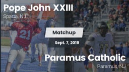Matchup: Pope John XXIII vs. Paramus Catholic  2019