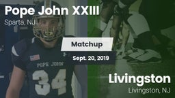 Matchup: Pope John XXIII vs. Livingston  2019