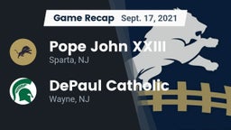 Recap: Pope John XXIII  vs. DePaul Catholic  2021