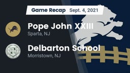 Recap: Pope John XXIII  vs. Delbarton School 2021