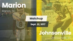 Matchup: Marion  vs. Johnsonville  2017