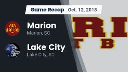 Recap: Marion  vs. Lake City  2018