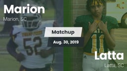 Matchup: Marion  vs. Latta  2019