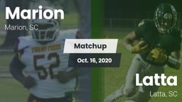 Matchup: Marion  vs. Latta  2020