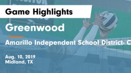 Greenwood   vs Amarillo Independent School District- Caprock  Game Highlights - Aug. 10, 2019