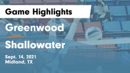 Greenwood   vs Shallowater  Game Highlights - Sept. 14, 2021