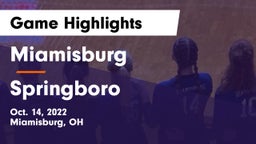 Miamisburg  vs Springboro  Game Highlights - Oct. 14, 2022