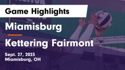 Miamisburg  vs Kettering Fairmont Game Highlights - Sept. 27, 2023