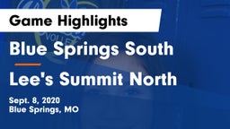 Blue Springs South  vs Lee's Summit North  Game Highlights - Sept. 8, 2020
