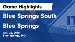 Blue Springs South  vs Blue Springs  Game Highlights - Oct. 20, 2020