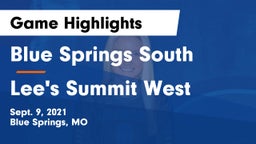 Blue Springs South  vs Lee's Summit West  Game Highlights - Sept. 9, 2021